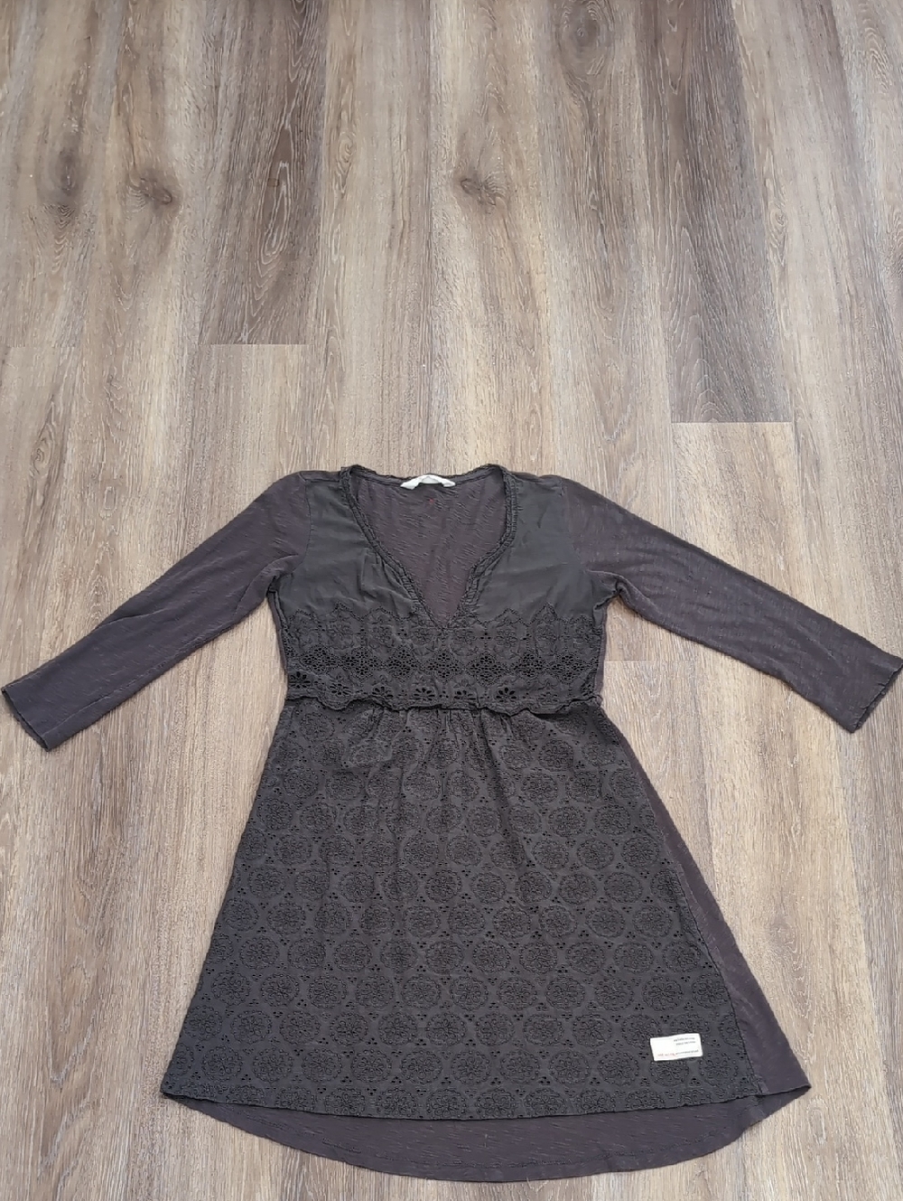 Odd Molly Taupe Gray knit mini dress Size 0